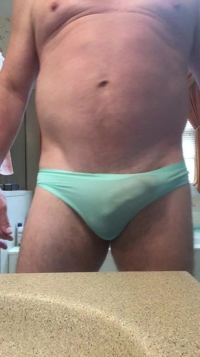 Green panties