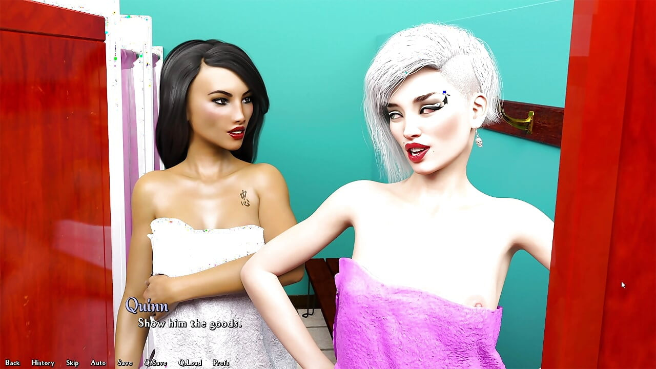 Quinn & Camila Ep1 Bathroom Threesome: Camila Sucks Dan’s Cock, Quinn Watches Then Dan Rails Camila’s Soft Juicy Ass