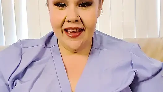 Suster nakal lagi memeriksa prostat nakalmu