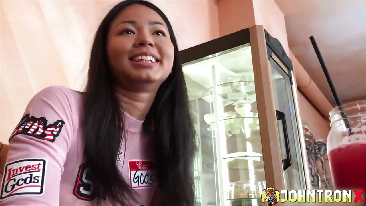 Johntronx - Young Asian Babe on High Heels Gets Fucked in POV Fashion