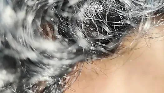 Nipple suck with armpit lick