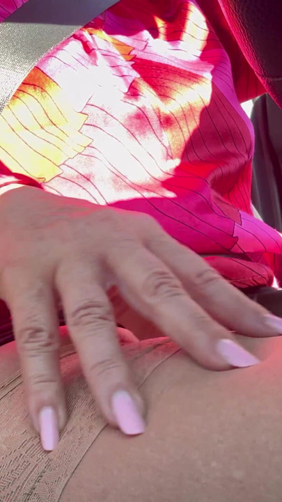 I pulled over and rubbed my pussy in the car until I had an intense orgasm. | Clip 3