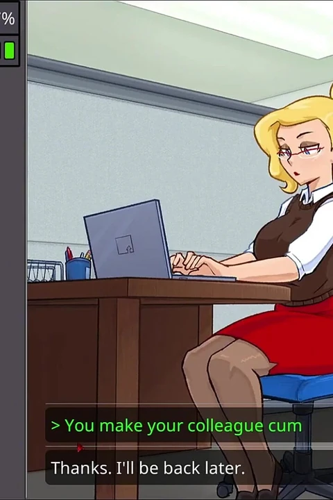 Barely Working - Busty Blonde Fucked by Everyone in the Office - 3D Porn Game