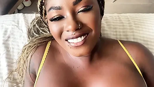 POV Ebony Xeinna Rose Gives Sex Lessons to Scott Stark