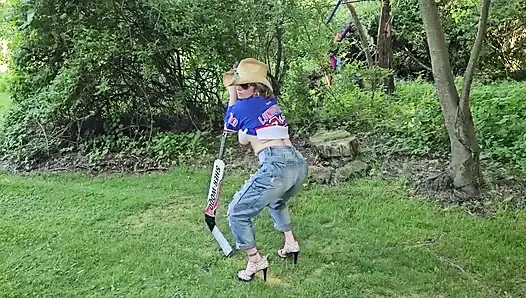 ONLY FAN leak Face Exposed Mistress Thursday Getting ready for the Game with her Big Tits bouncing