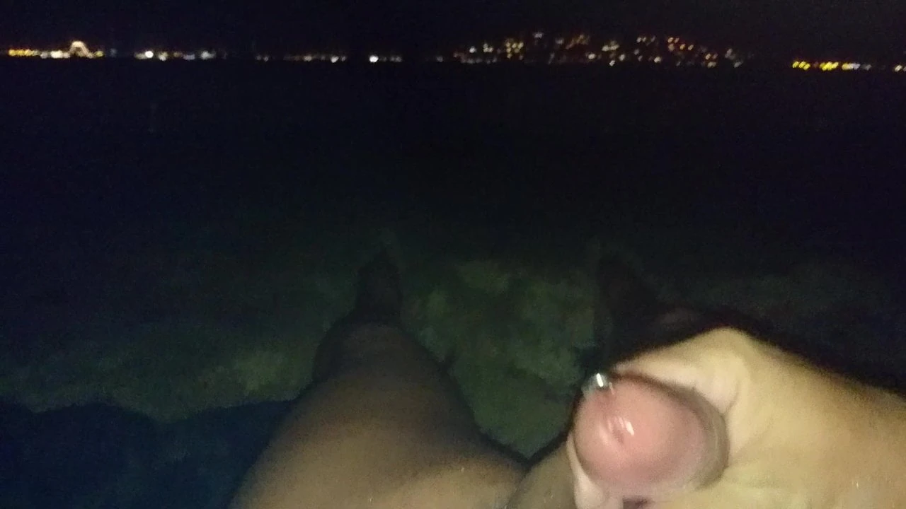 Schwanz am Strand gewichst 2