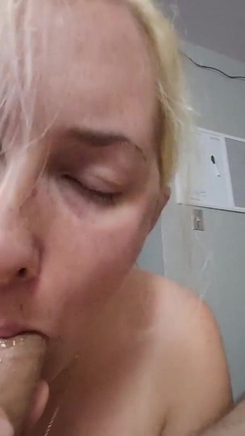 Emotional moment from "A well earned facial. Part 4 of 4 - Mama_Foxx94"