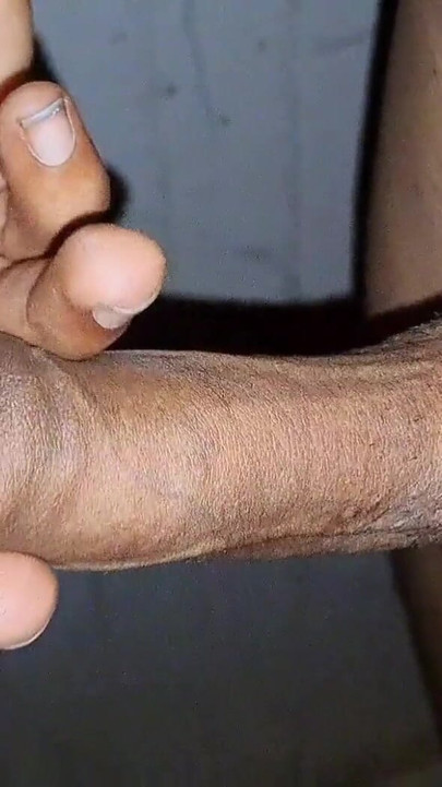Key moment from "Young Desi Cute Dick's Hard Masturbation Video."