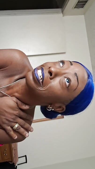 Blue Nastie in Pink