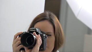 Photoshoot Starring Aiden Ashley Masturbating