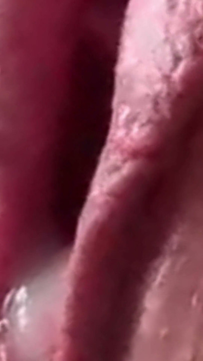 Stepmom EXTREME CLOSE-UP of a wet pulsating orgasm of a HUGE juicy PUSSY | Clip 1
