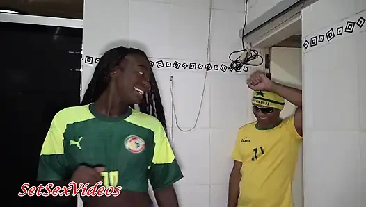 Fernanda Chocolatte with Senegal Jersey Being Fucked by Brazilian, at the 2022 World Cup
