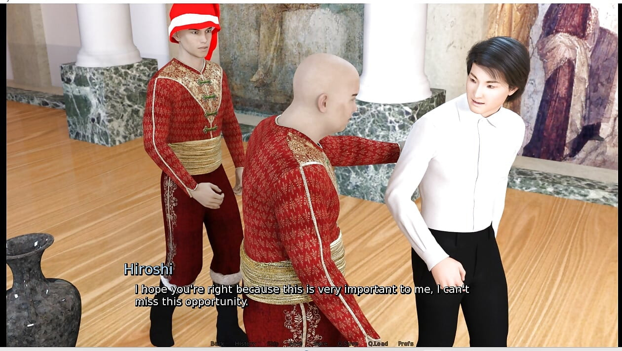 Laura Lustful - natal secreto 2024 esposa fode na frente do marido na galeria de arte