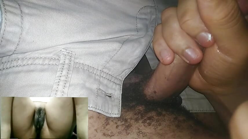 Masturbating on a video call