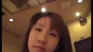 Asian girl pisses and farts on a guys cock