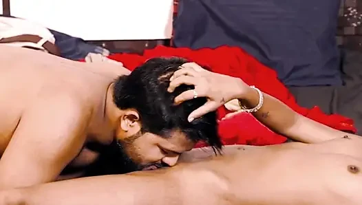 Sanjana and Ravi had hard sex in their room.