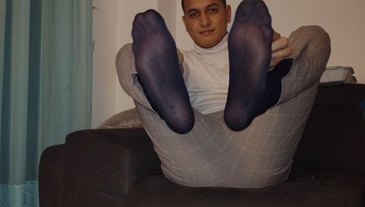 Chaussettes transparentes pour hommes