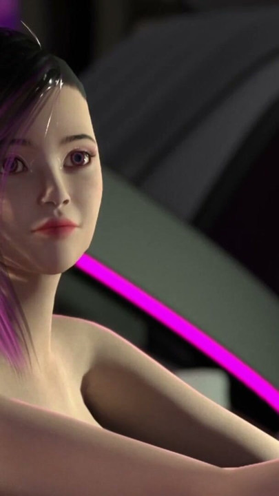 Welcome to vr Nexus 3 neon dreams with sexy girl. Cyperpunk style | Clip 1