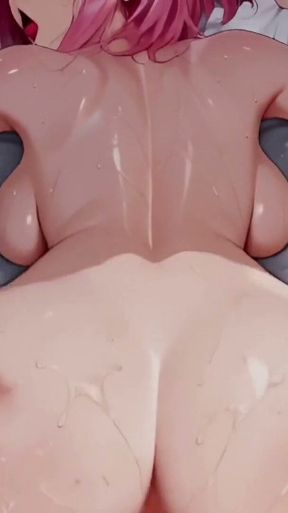 激烈的 3D 成人动漫 Ahegao 粉色头发荡妇得到巨大的鸡巴和射精中出 Ai 生成 |剪辑 1
