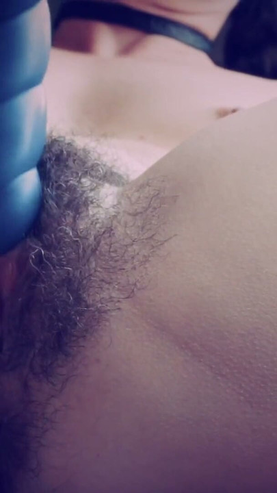 Creature enjoys fucking her hairy pussy and ass | Clip 1