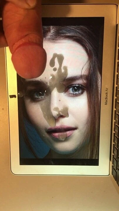 Emilia Clarke Facial Cum Tribute