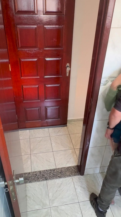 A Rubs Against His Step-sister in the Bathroom