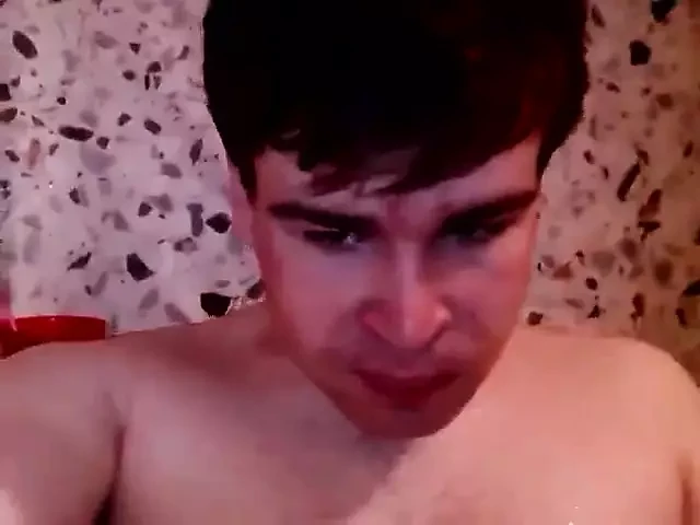 Artem sucks himself, jerks off with feet, licks feet, anal, self-sucking, autofellatio
