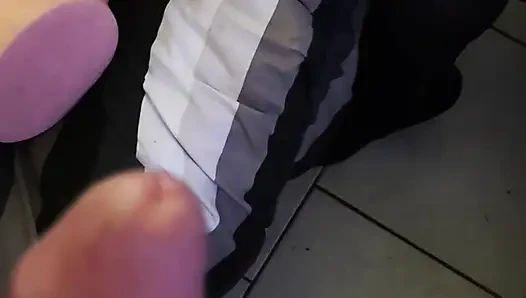 When my boyfriend does his slut until I cum and I watch him by touching myself