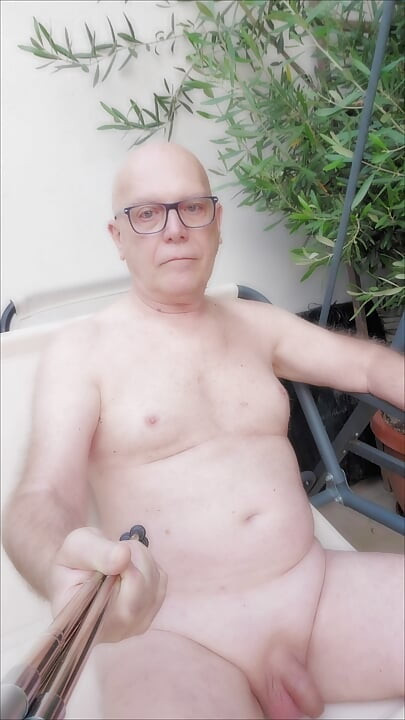 Walking naked around home