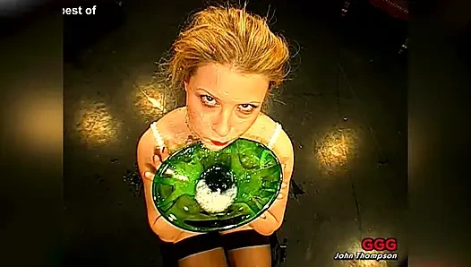 Ggg Джон Томпсон - Мелани Спермахешен, Залитая Спермой Блондинка