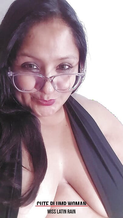 Cute plump woman