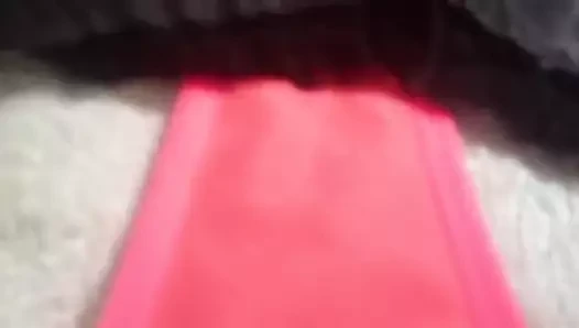 Cum in pantie geil im String gewichst