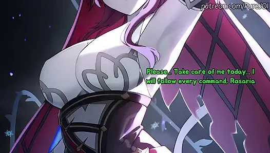 Rosaria from Genshin Impact makes your cock suffer (Edging JOI)