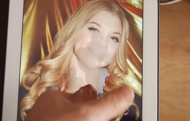 Cum on Natalie Dormer - march 2015