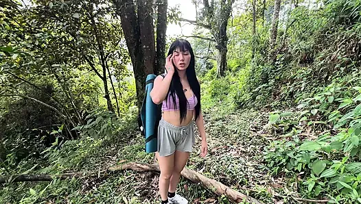 I find her trespassing on my property, and she asks me to fuck her so I won't call the police.