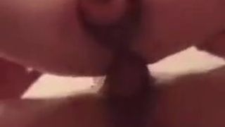 Bent over getting fucked