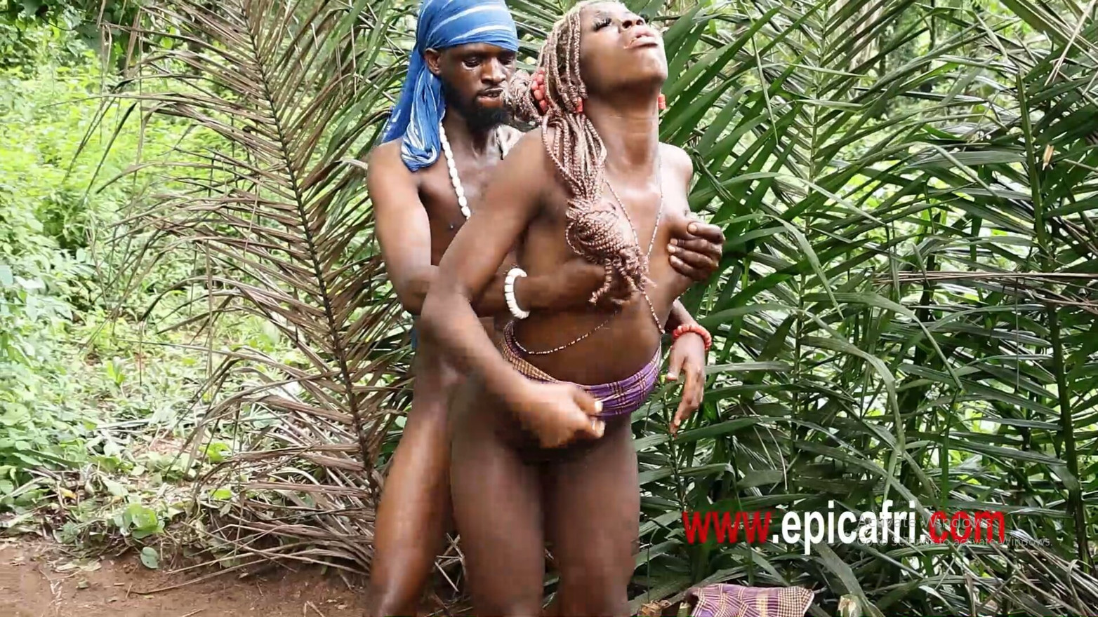 She came visiting with the gifts of wet pussy and ebony boobs (Trailer)