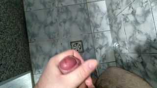 Testing my cock while showering