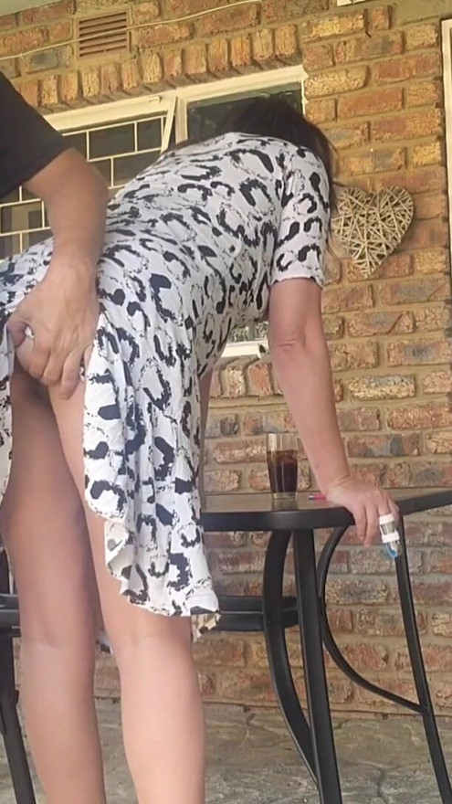 Mutual masturbation with my neighbors wife ends in outdoor creampie | Clip 1