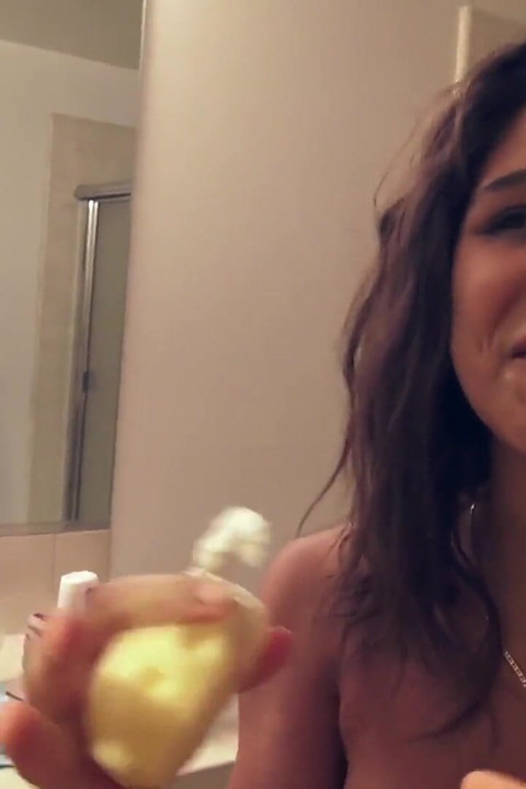 Dtfsluts - Abella Danger and James Deen Sneak off Set for a Steamy Bathroom Quickie