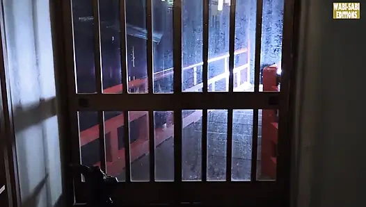 Erotik drama tiyatrosu zarif bir inn fahişesiyle şehvetli bir karşılaşma -sahne.3