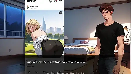 Eine heiße rothaarige stripperin gibt einen lapdance - willkommen im Port Haven # 4 Gameplay