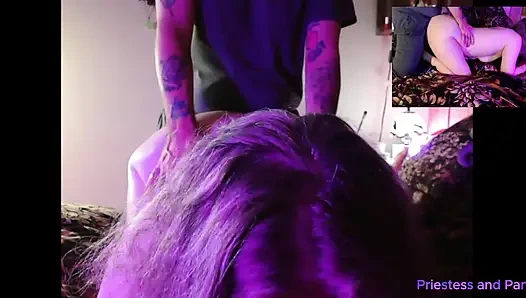 Elara ve Pan biraz elle muamele çekiyor ve sikişiyor!