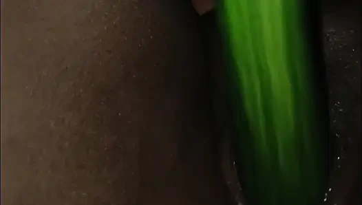 Stepmom fucks her edible dildo