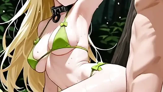 Hentai anime - My friend's boyfriend wants to fuck me and opens my legs to put his cock in me