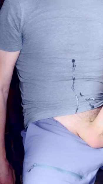 Iconic moment from "Hotwife Takes A Deep Creampie Without Contraception Next To Husband - He Got Naughty and Jerks Off"