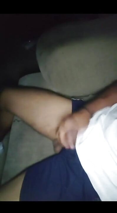 Masturbation in Porch