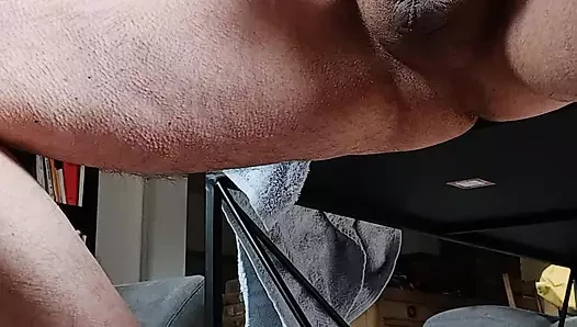 Hard and well-oiled cock