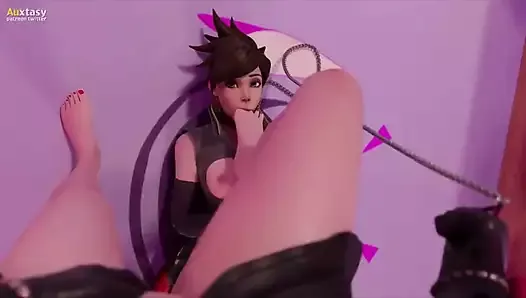 Slave Tracer Sucking Toes (POV Foot Fetish Animation)