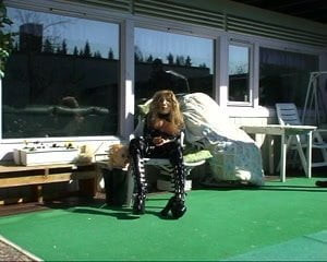 Roxina Kinky In Garden